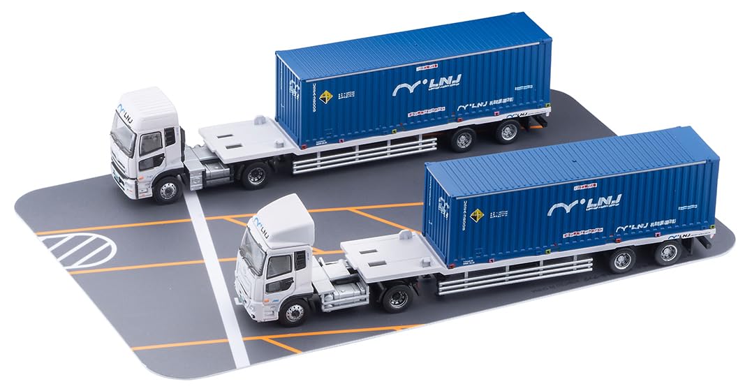 The Trailer Collection Torecolle Loginet Japan 31ft Container Trailer Set of 2 Diorama Supplies