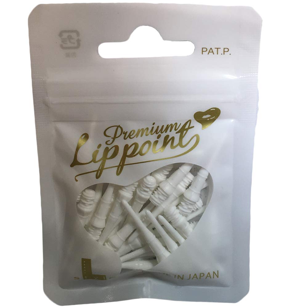 L-style Premium Lippoint Soft Tip Dart Points – 2BA – Regular – White – 30 Count
