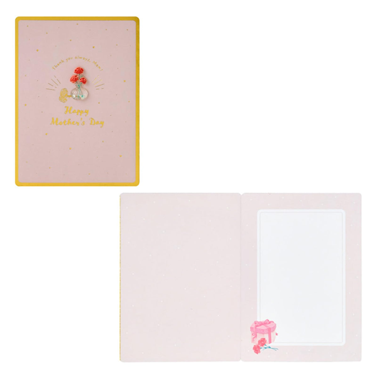Sanrio 613894 Grilling Greeting Card Mother's Day Carnation Vase JMD 1-5