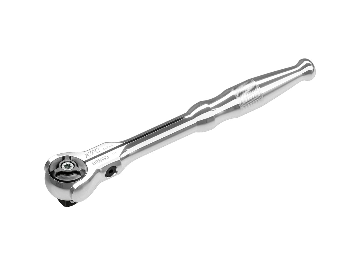 KYOTO TOOL (KTC) 9.5 sq. Swivel Ratchet Handle, BRSW3, Silver