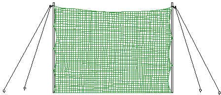 SSK (Esuesukei) Baseball Ground Equipment Back net Green SN015G