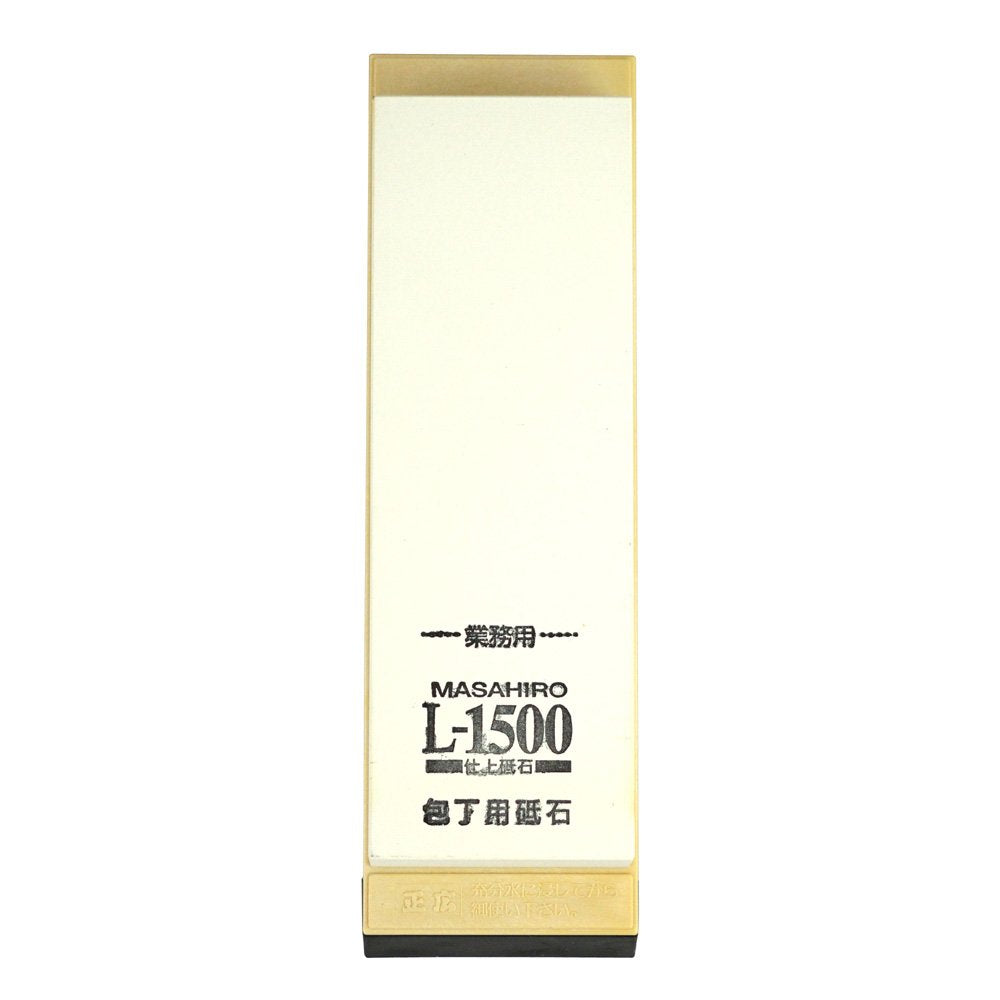 Masahiro L-1500 40102 Commercial Finishing Whetstone with Base
