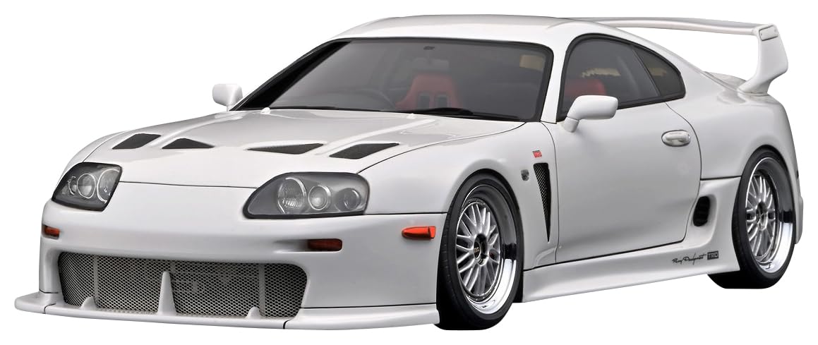TK Company IG3597 Ignition Model 1/18 Toyota Supra (A80) TRD 3000GT White Finished Product