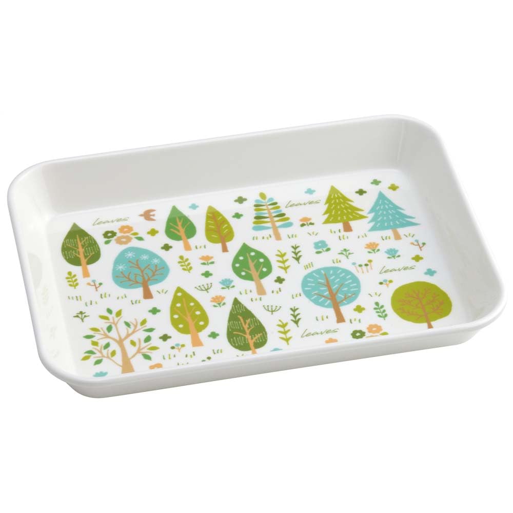 Skater MTSI5-A Small Plate, Melamine, Mini Plate, System, Tableware, L, Tray, Plate, 8.7 x 6.4 inches (22.2 x 16.2 cm), Forest