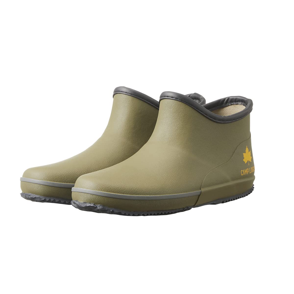 キャンプロゴス(CAMP LOGOS) Men's Casual Rain Boot, Khaki, SS