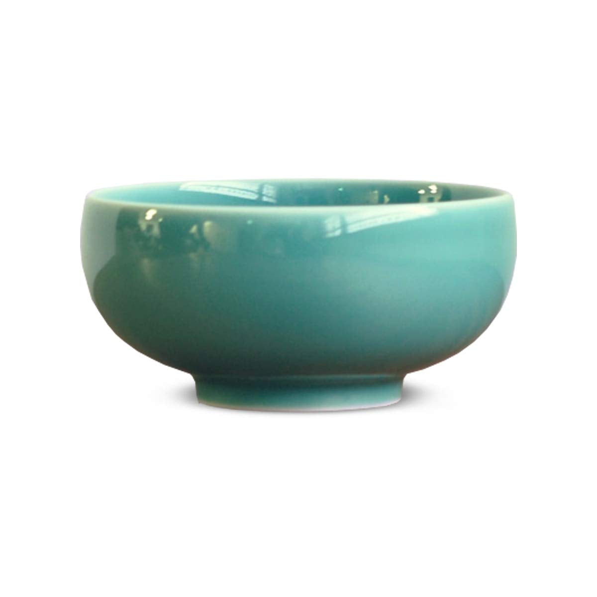 Hakusan Porcelain Soup Bowl, Celadon, Φ4.5 x 2.4 inches (11.5 x 6 cm), 12.8 fl oz (340 ml), Hasami Ware Made in Japan