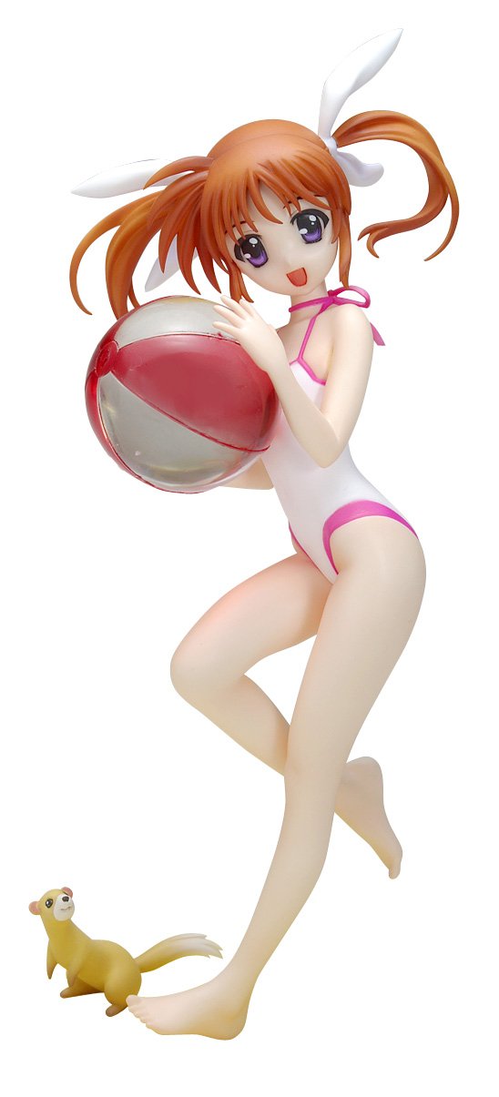 Beach Queens - Magical Girl Lyrical Nanoha Takamachi The MOVIE 1st Project - 1/10 Scale 14.4cm Tall PVC Figure by Wave