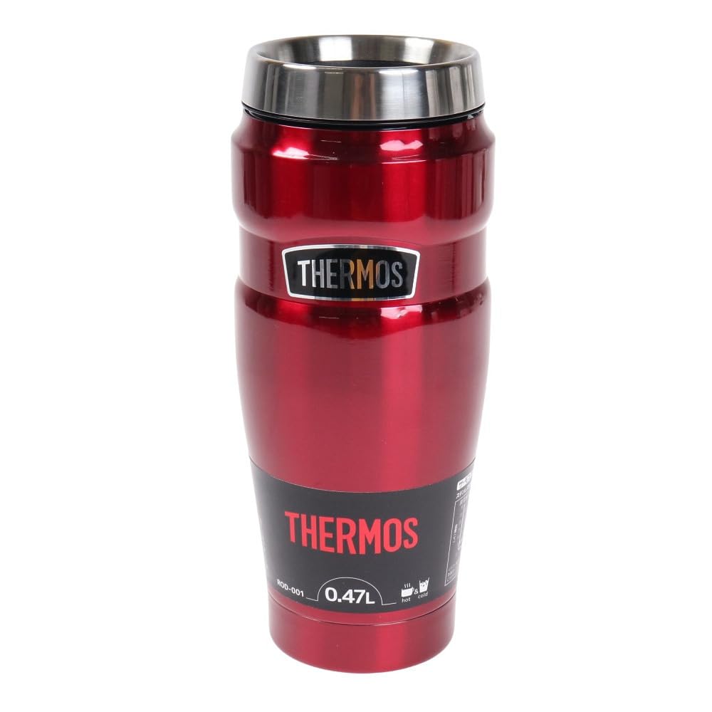 Thermos Outdoor Series Vacuum Insulated Tumbler, 16.5 fl oz (470 ml), Cranberry ROD-001 CRB