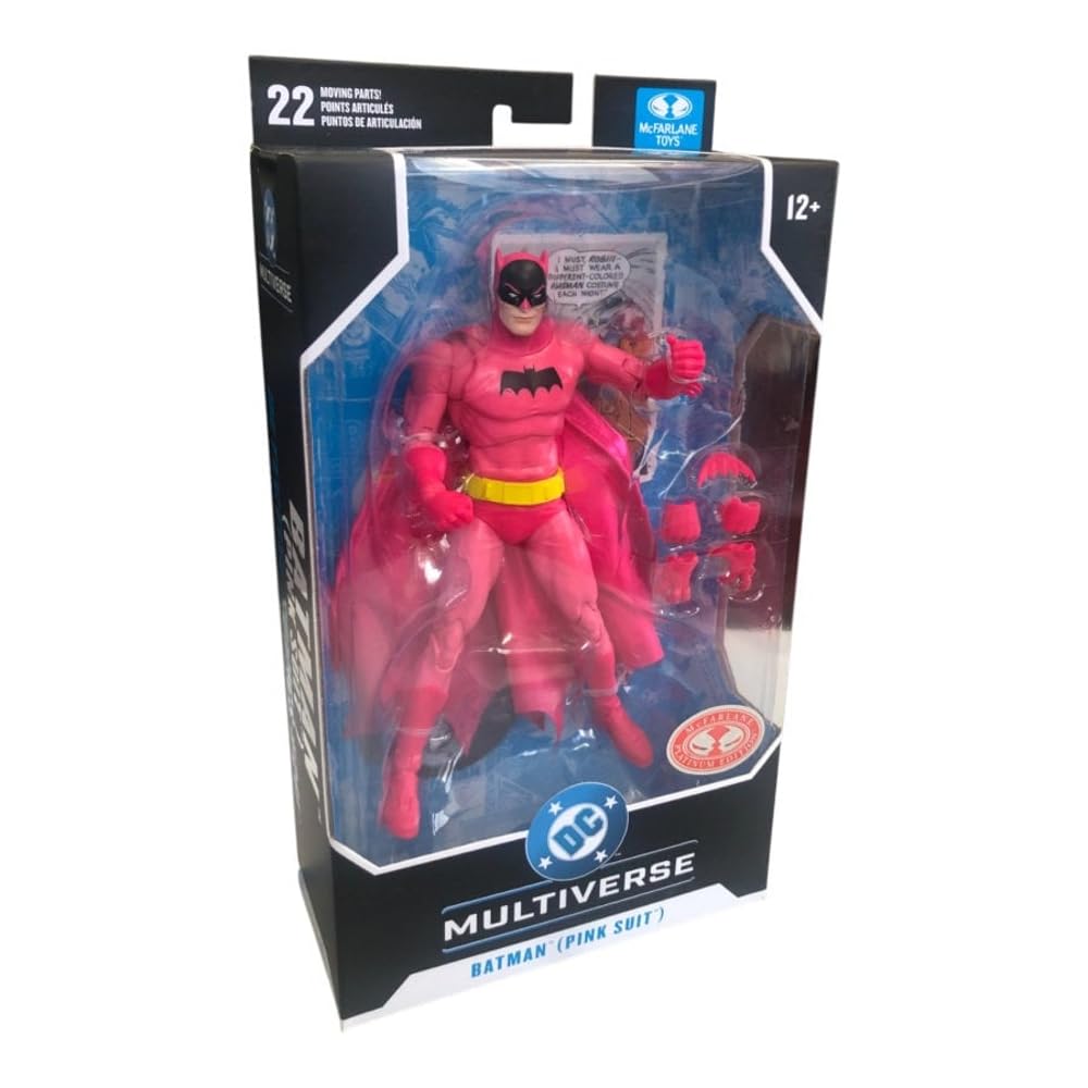 DC Multiverse Detective Comics #241 6" Fig. - Batman Pink Suit Red Platinum