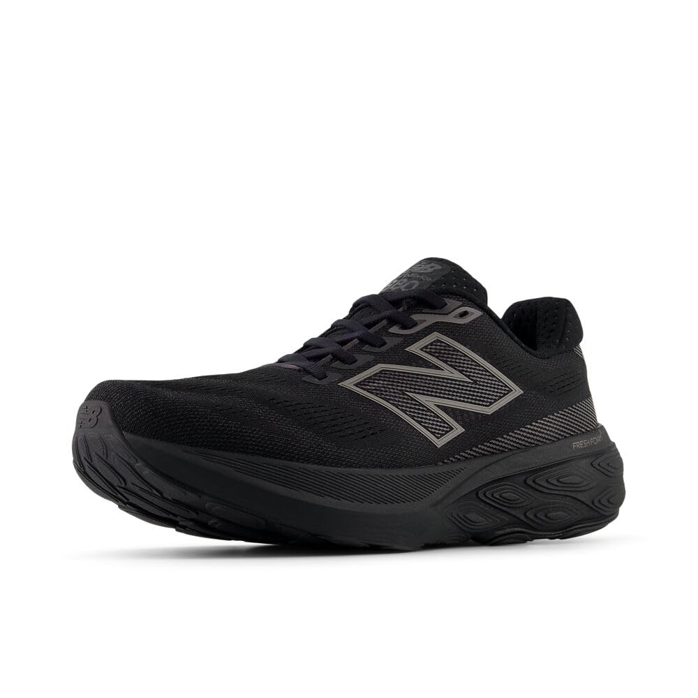 New Balance Men's Fresh Foam X 880 V15 Running Shoe, Black/Black/Black Metallic, 11 M
