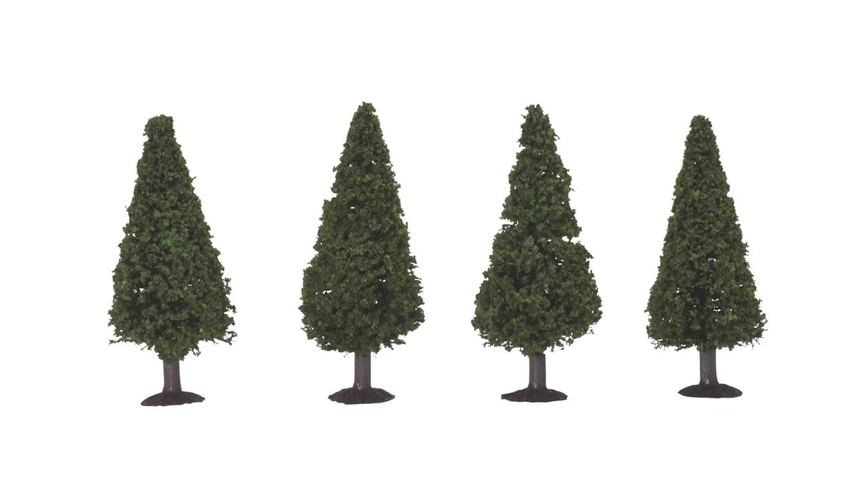 トミーテック(TOMYTEC) TOMIX 8204 N Gauge Conifer Trees, Small, Set of 4, Diorama Supplies