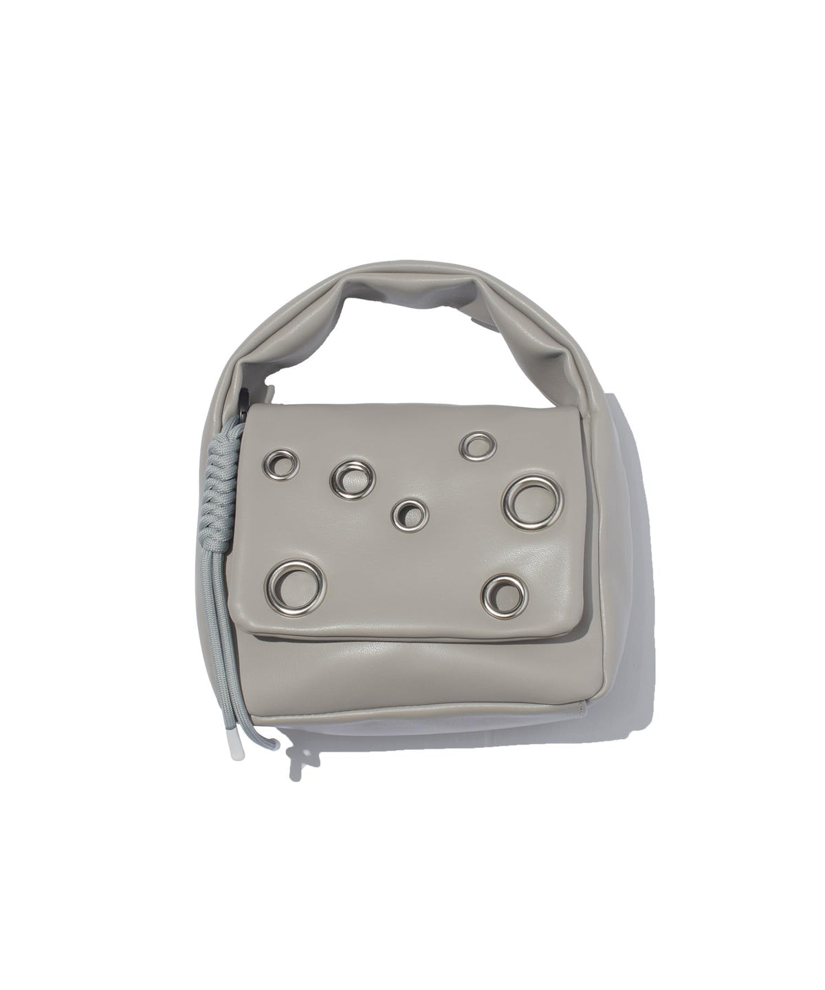 FCCI POUCH/MINI BAG TECH LEATHER EYELET MINI POACH, beige, One Size