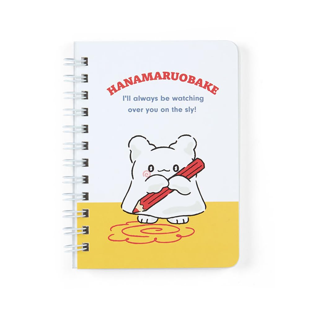 Sanrio Hanamaru Obake B7 Ring Notebook Character 092002 5.04×3.94×0.59 in
