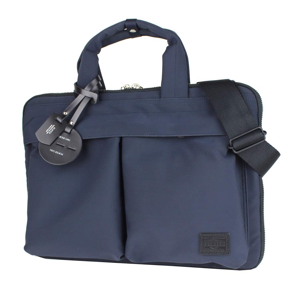 Porter 833-16175 Yoshida Bag Girl Len 2-Way Briefcase, navy (50), W350×H250×D20/100mm
