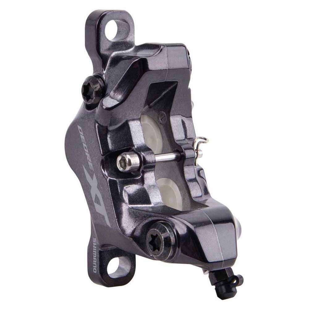 Shimano Deore XT BR-M8120 XT 4-Piston calliper, Post Mount, Without adapters, Front or Rear, Black