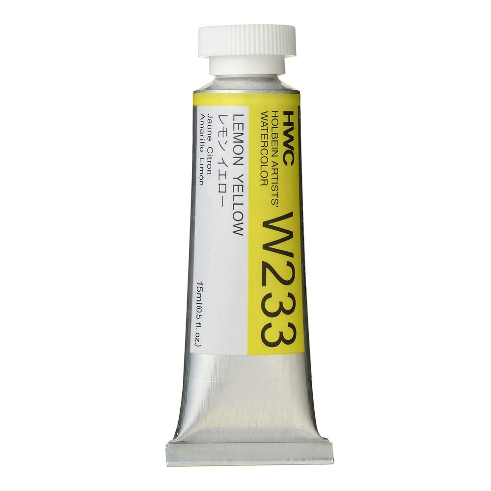 Holbein Artist's Watercolor 15ml Tube (Lemon Yellow) W233
