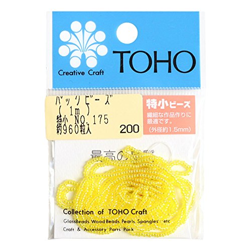 TOHO No.175 Special Small Beads, Thread Threading Beads, Outer Diameter Approx. 0.06 inch (1.5 mm), 3.3 ft (1 m)