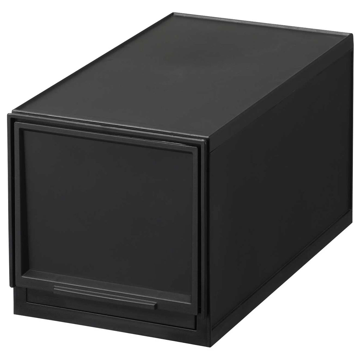 Sanka D2SC-MSBK Modular Case, Flexible Combination Drawer Storage Case, Slim M, Black, Drawer Storage That Can Be Combined According to Your Lifestyle, Pull Out And Close Drawers, Rubber Stopper To