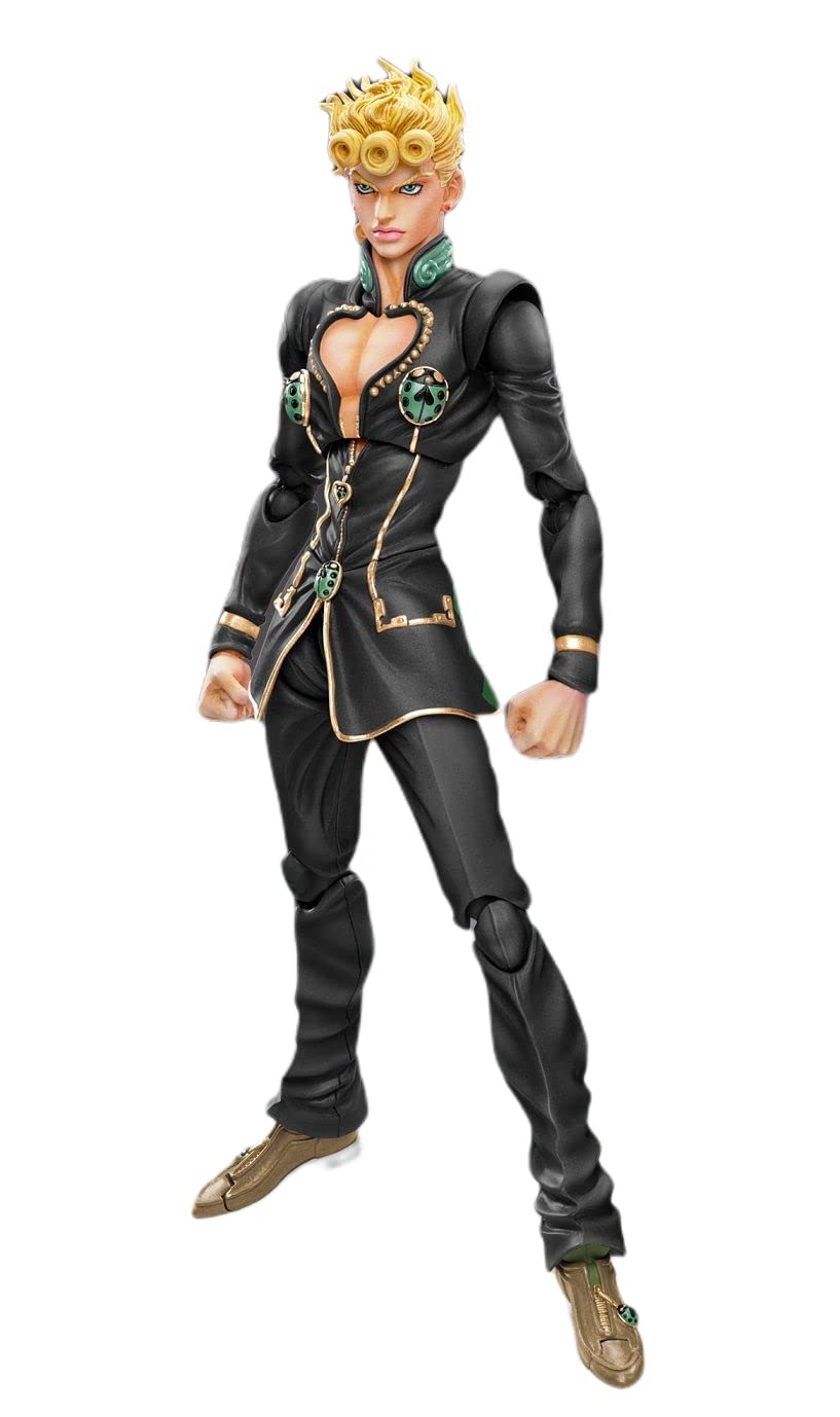 Medicos Entertainment JoJo's Bizarre Adventure Part5 Figurine Super Action Chozokado (Giorno Giovanna Ver. Black) 15 cm
