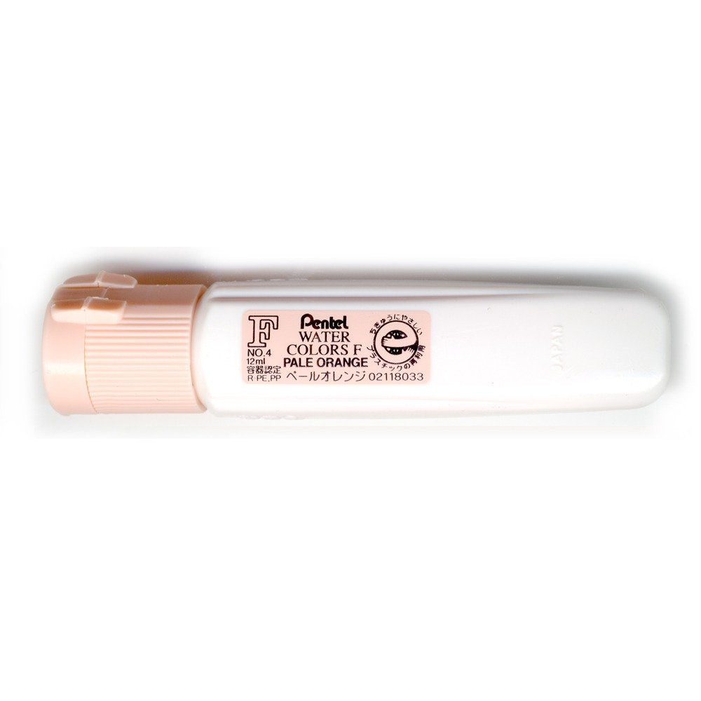 Pentel Efu Watercolor Paints WFCT04, Set of 5, Pale Orange