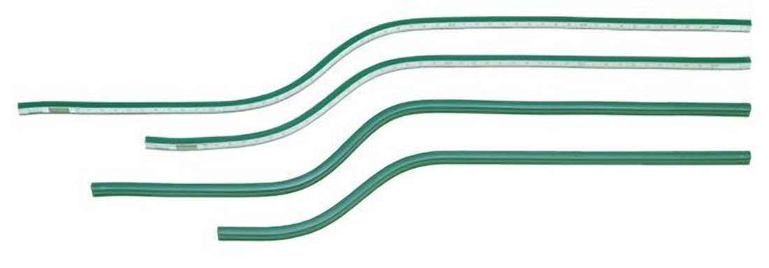 1-819-0040 No Uchida flexible ruler 40cm scale (japan import) by Uchida drawing instrument