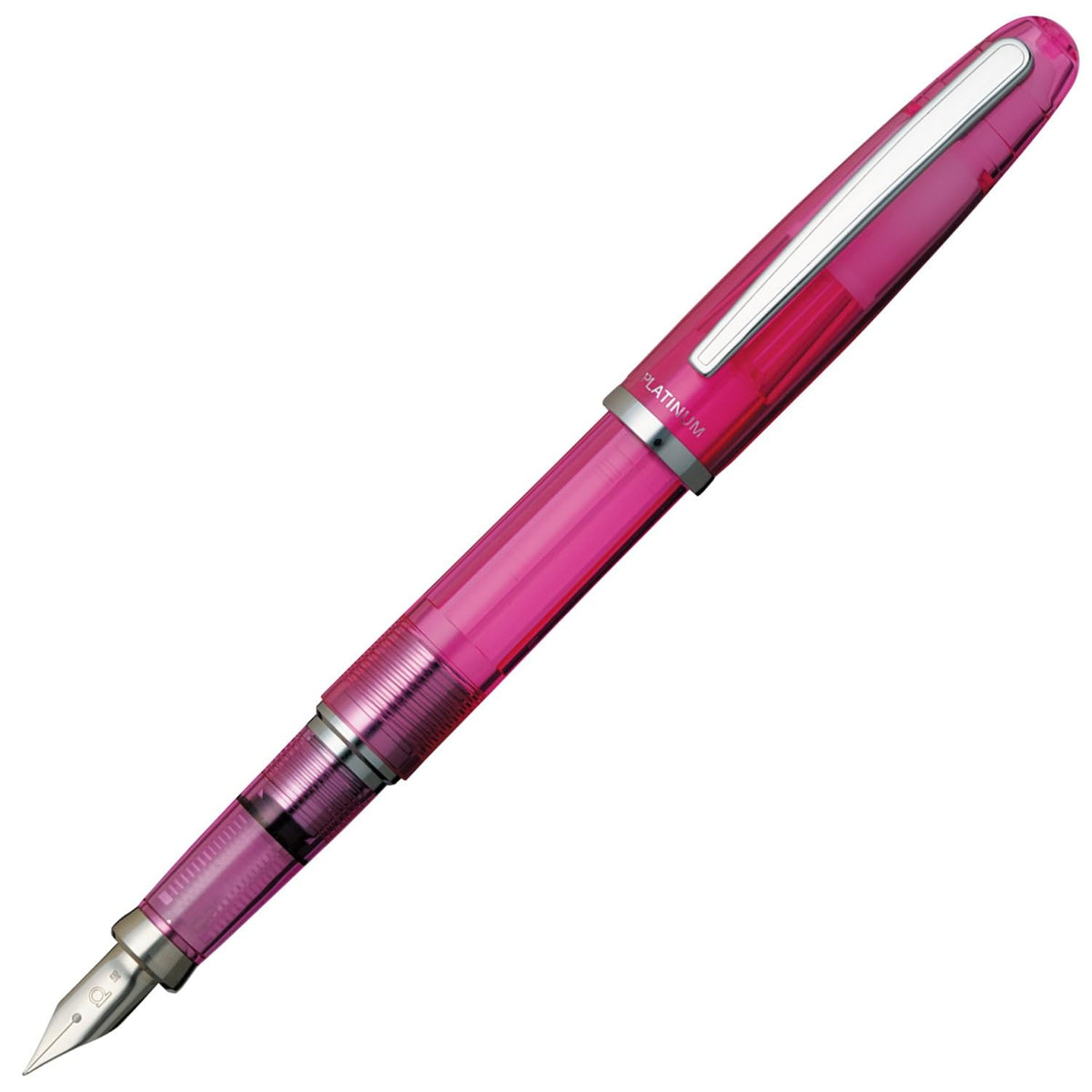 Platinum Cool Fountain Pen, Fine Point, Crystal Rose Barrel, Black Ink (PLAT-PGB-3000A-74-F)