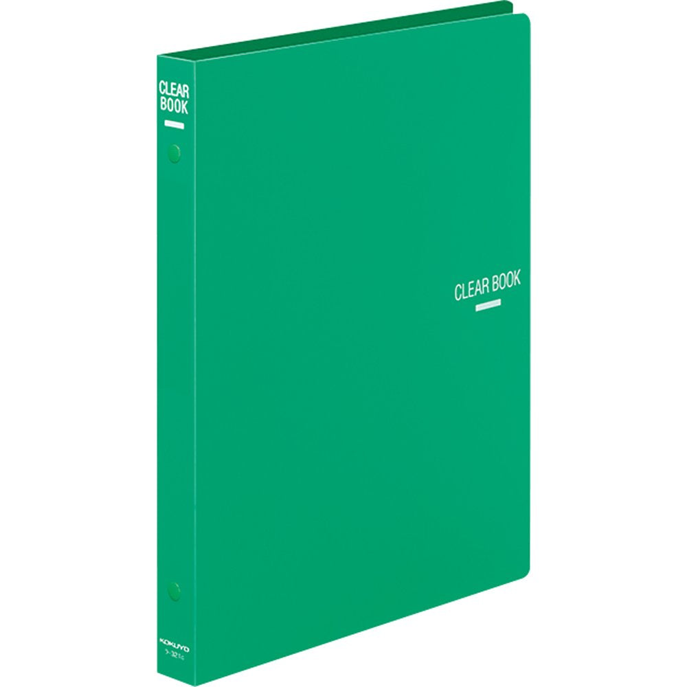 Kokuyo clear book Kawakami-shiki B5 26 hole 18 sheets green La -321G La -321G