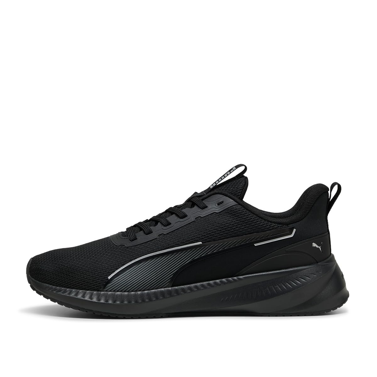 Puma LITE3 310797 Flyer Running Shoes, 25 spring and summer colors Puma black/Puma black/Puma silver (04), 25.0 cm