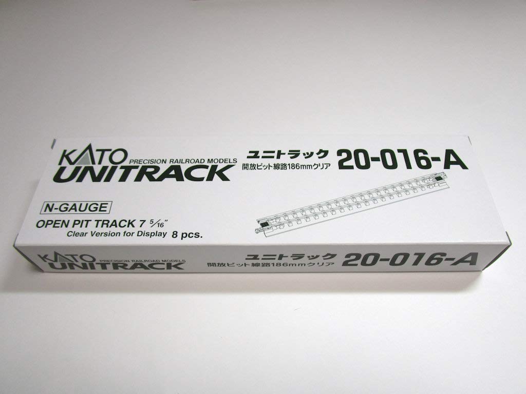 20-016A Open Pit Track 7.3 inches (186 mm) Clear (Pack of 8)
