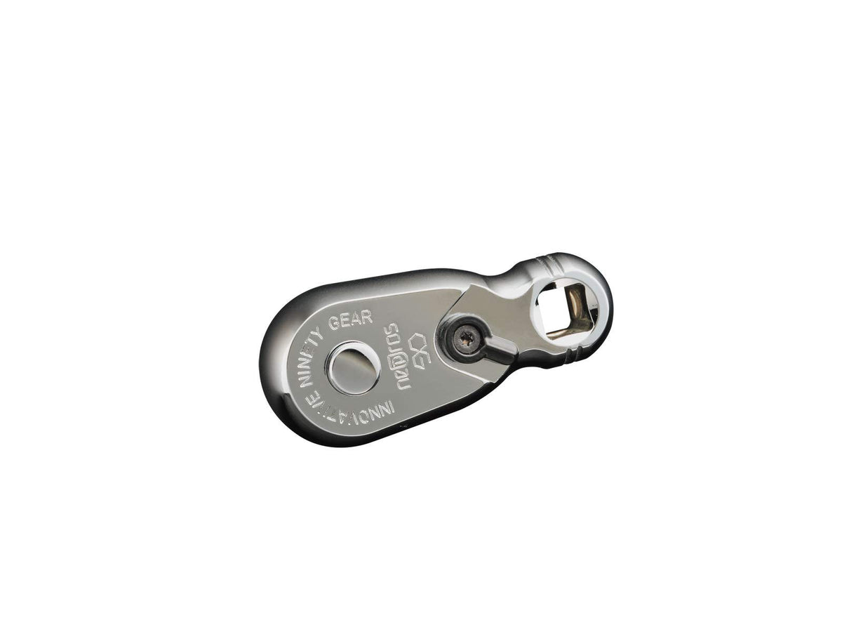 Nepros 1/4" sq. STUBBY Ratchet (90-TOOTH)