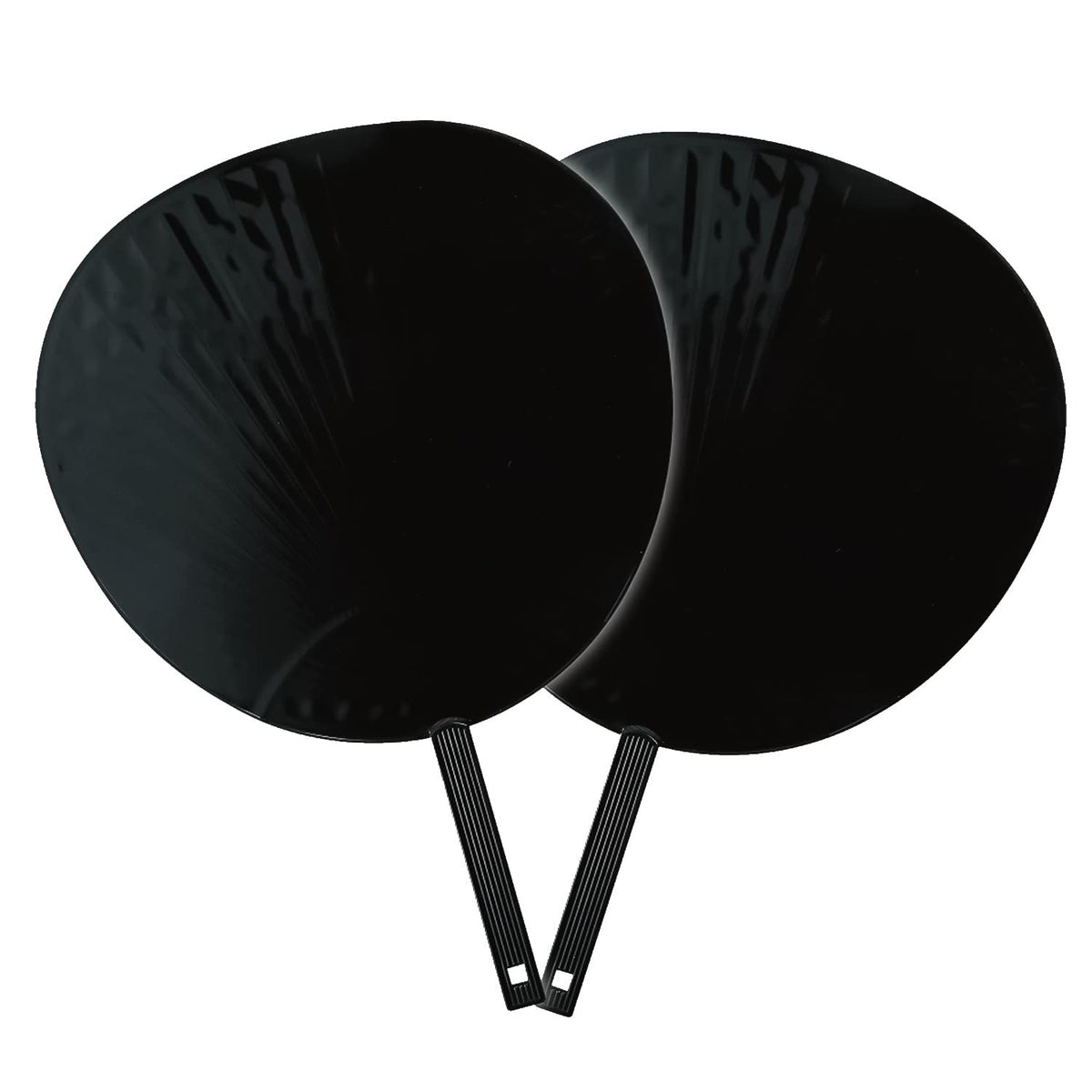New Japan Calendar 7171 Fan Push Active Goods, Jumbo Fan, Set of 2, Black