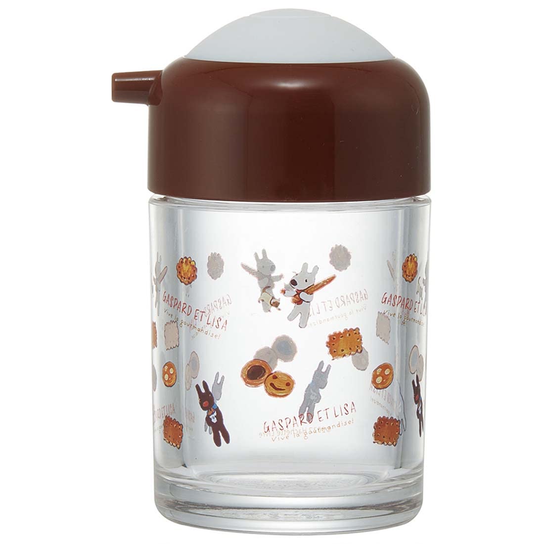 Skater TWSP11-A One Push Soy Sauce Jug, 5.1 fl oz (150 ml), Lisa and Gaspard, Made in Japan