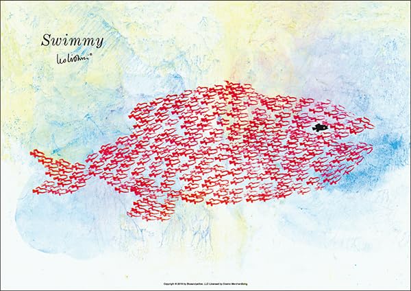 Elcomoon Poster B4 Leo Leoni Swimmy Giant Fish LLN006