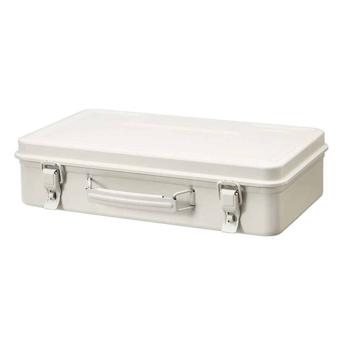 Muji 37845947 Steel Tool Box 3, Approx. Width 15.0 x Depth 9.1 x Height 3.9 inches (38 x 23 x 10 cm)