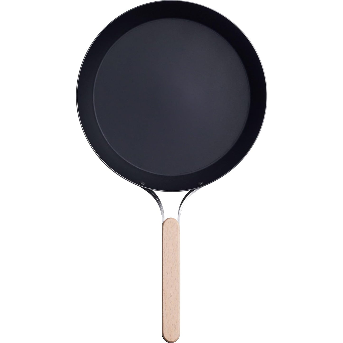 Wahei Freiz EN-010 EN-010 Tsubame Sanjo Iron Frying Pan, 10.2 inches (26 cm), Induction Compatible, Gas, Wood Handle, Made in Japan