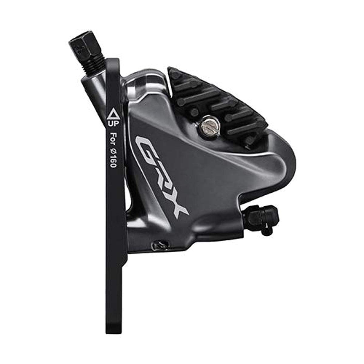 Shimano GRX BR-RX810 GBR-RX calliper, flat mount, with adapter for 140/160 mm, front