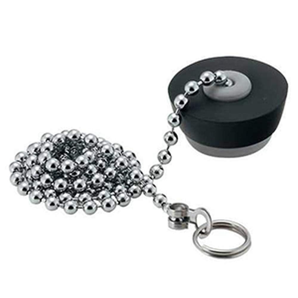 Kakudai 491-162 Rubber Stopper for Baths, With Ribber, Top 1.8 inches (45 mm), Bottom 1.3 inches (34 mm), Height 0.7 inches (18 mm)