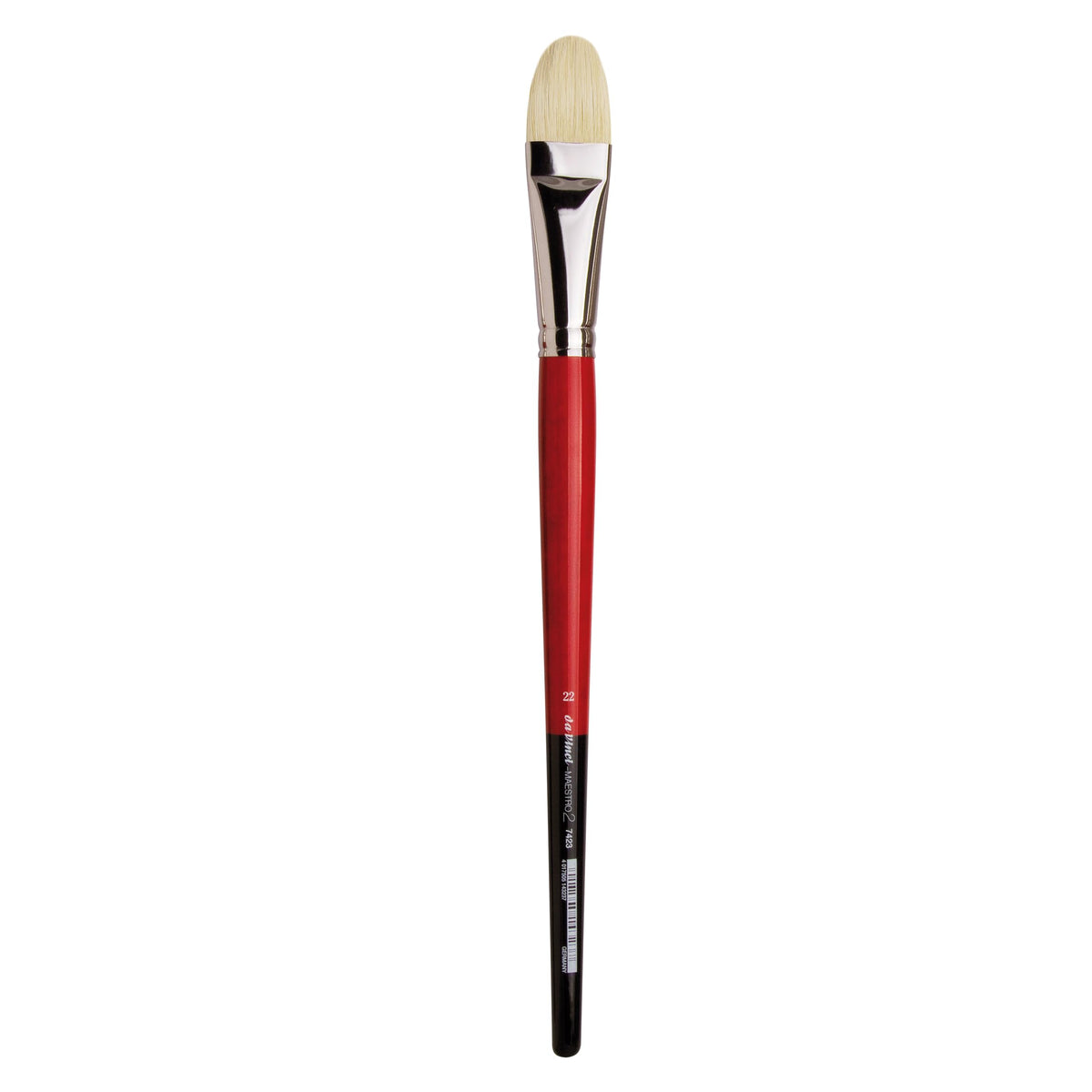 da Vinci Hog Bristle Series 7423 Maestro 2 Artist Paint Brush, Filbert with European Sizing, Size 22