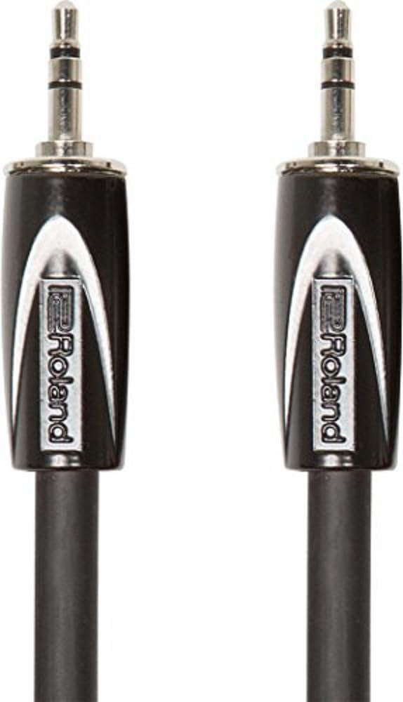ROLAND Black Series Interconnect Stereo Cable—1/8-inch TRS, 5 ft./1.5 m - RCC-5-3535
