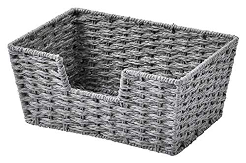 Chidorisangyou Basket - Top: W 9.4 x D 6.7 inches (24 x 17 cm), Bottom: W 8.3 x D 5.5 inches (21 x 14 cm), Height: 4.1 inches (10.5 cm)