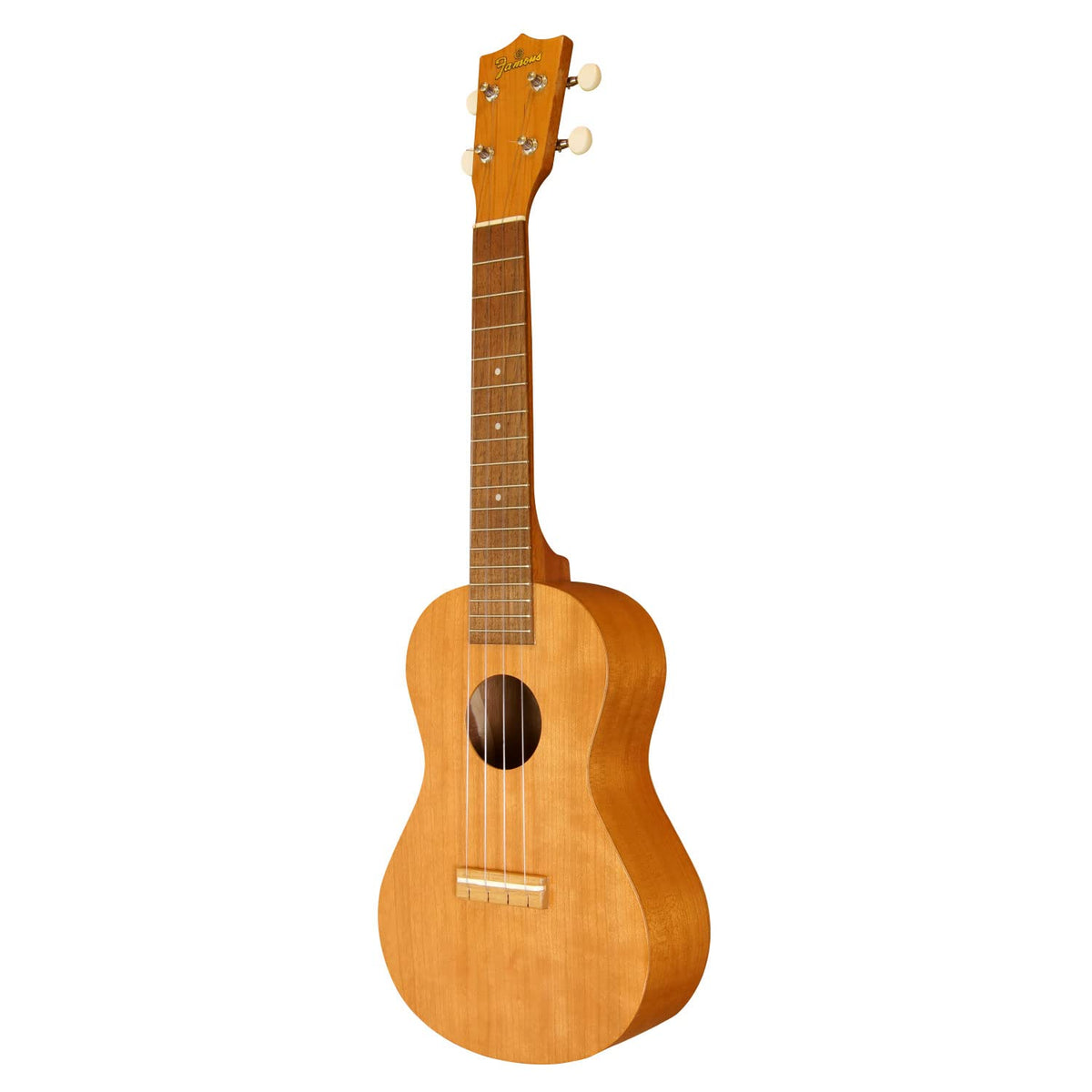 Famous FC-11G Concert Ukulele, Made in Japan, Famus, Cherry Wood, Classic, Easy to Use, Beginners