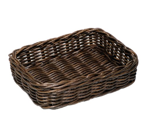 Rattan Basket Square Length 16-038 x 11.8 x 39.4 inches (400 x 300 x 100 cm), Brown