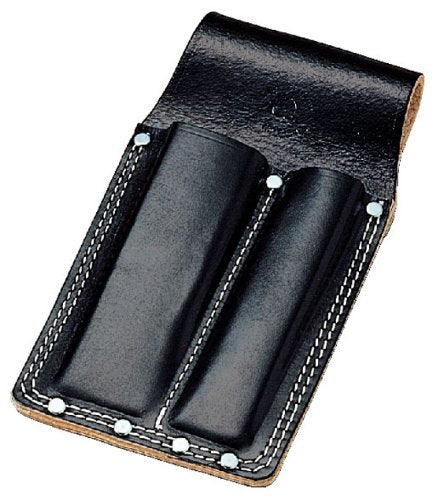 KOZUCHI SC-14 Black Skin Chisel Case, 2 Pieces, 1 Size, 6 Minutes, Gusset, Double Sewing, Thick