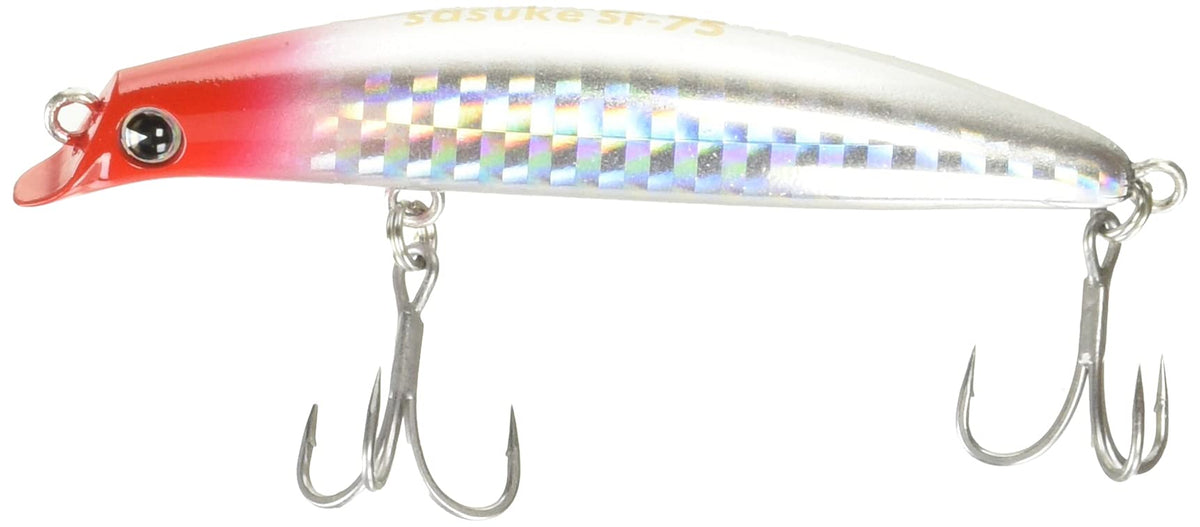 AMZ Design (ima) Minnow Sasuke SF 75mm 6g Red Head #SKF75-101 Lure