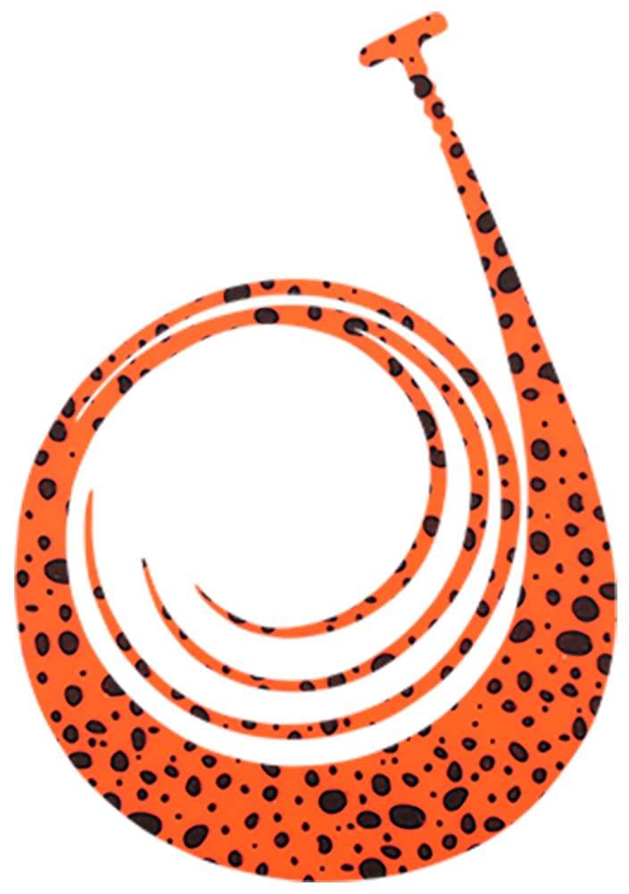 JACKALL Bing Ball Custom Tie King Curly Bright Orange Dot