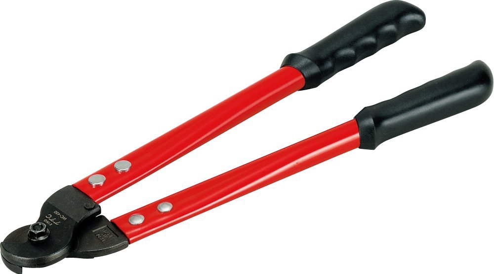Tsunoda WC-450 Large Wire Rope Cutter, 18-Inch (for cutting up to 1/2" wire rope)