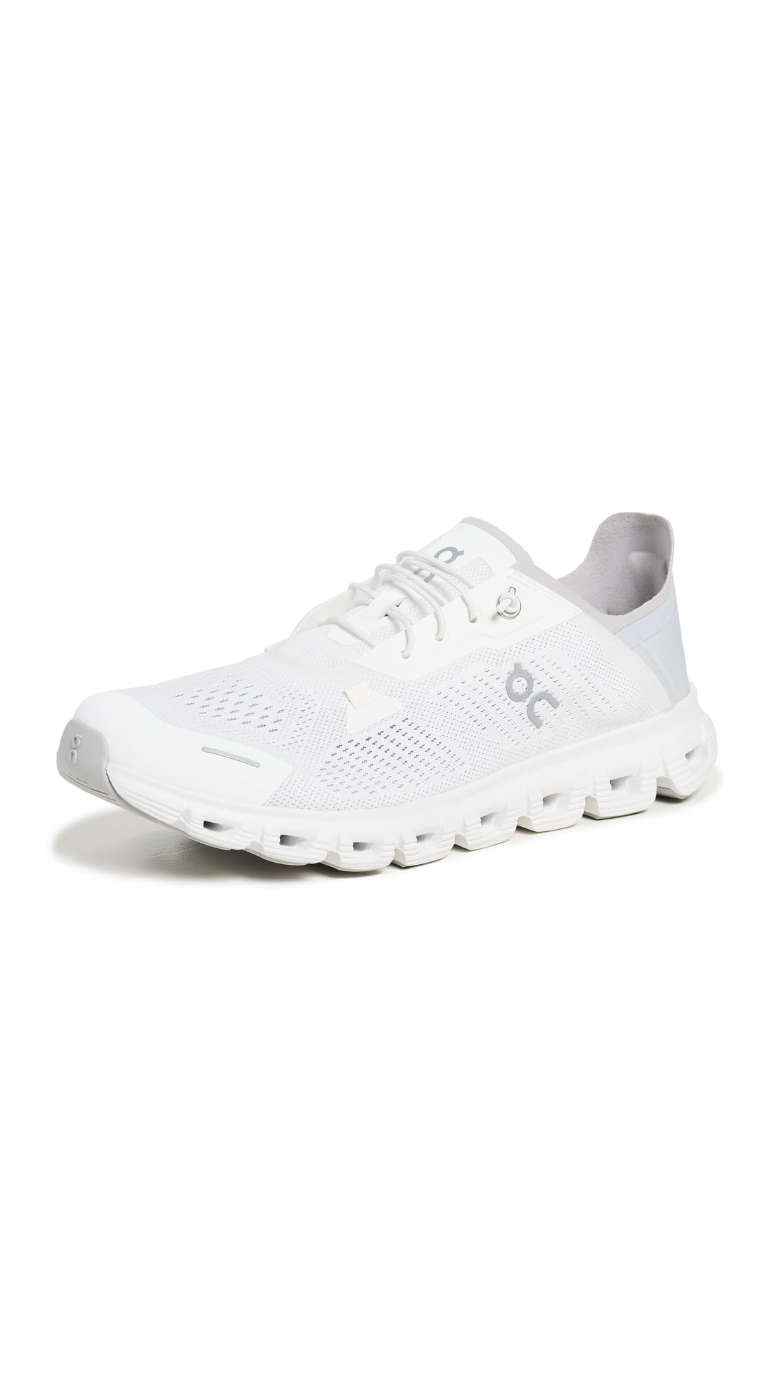 On Women's Cloud 6 Coast Sneakers, White/Glacier, 6.5 Medium US