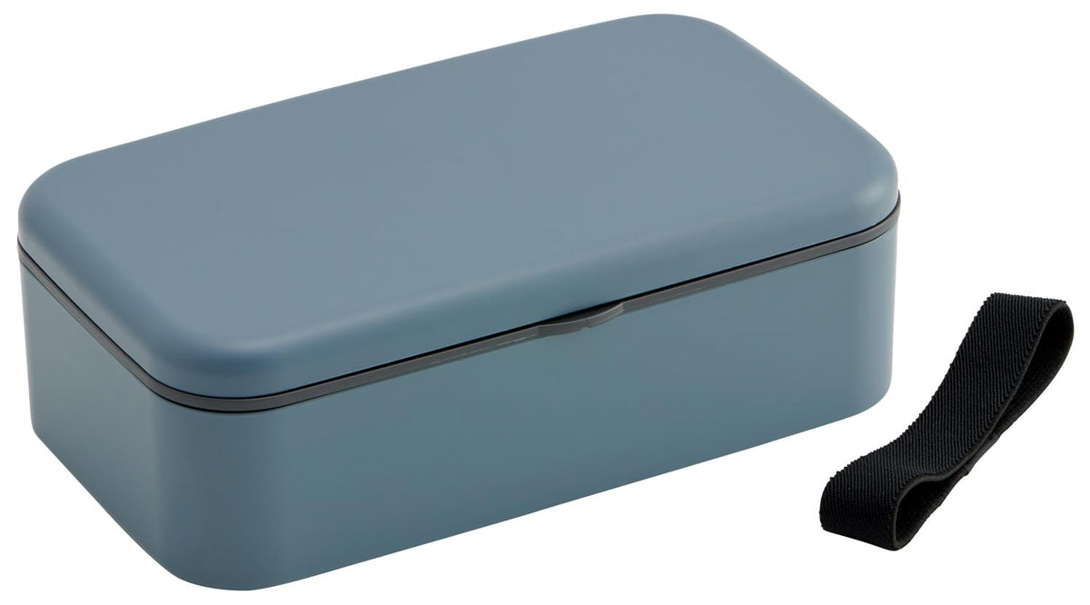 Skater PLB10HB Biomas Bento Box with Chopsticks, Large Capacity, 33.8 fl oz (1,000 ml), Lunch Belt Included, Dishwasher Safe, Microwave Safe, Made in Japan, Ash Blue