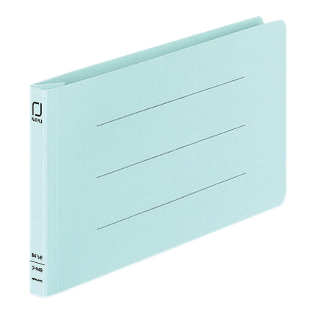 Kokuyo flat file paper cover resin binding tool 2 hole B4 1/3 horizontal 150-sheet blue off -V49B