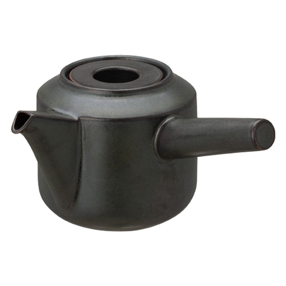 KINTO LT 21231 Teapot, 10.1 fl oz (300 ml), Black, Microwave and Dishwasher Safe